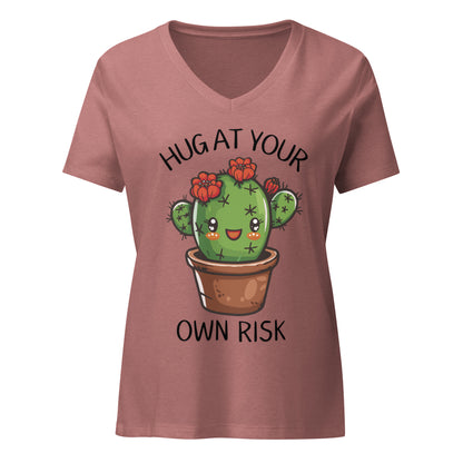 Hug At Your Own Risk | V-Neck T-Shirt