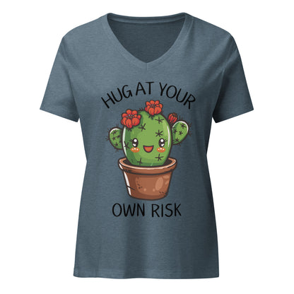 Hug At Your Own Risk | V-Neck T-Shirt